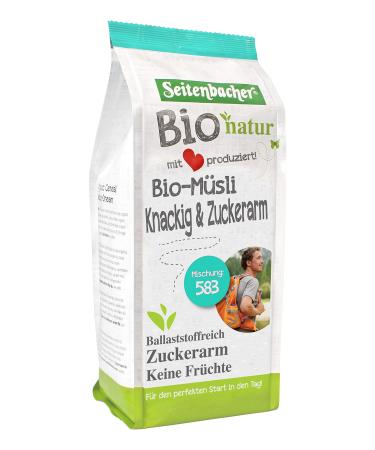 Seitenbacher Organic crispy and lowsugar mix individually packed 1 x 500 g