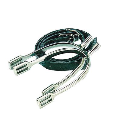 Korsteel Dressage Spurs with Straps Ladies 3/4" Neck