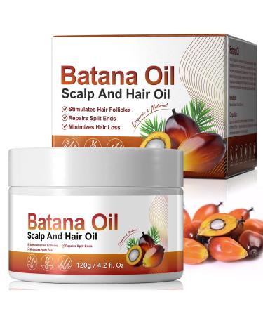Original Organic Honduras Batana Oil Butter Cream 100% Pure Natural Raw Batana Oil 120g for Hair Growth and Nourishment (120g)