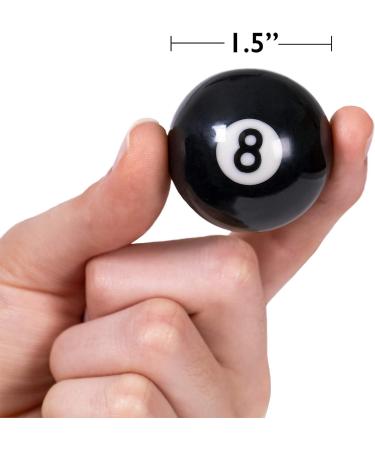 Mini Pool Balls - 1.5 Real Resin Balls for Tabletop Miniature Billiards Tables - Buy Online on GoSupps.com