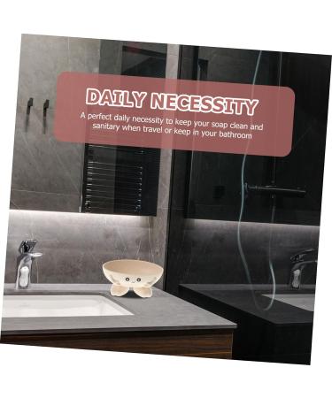 Ciieeo 3 Pcs Straw Cartoon Soap Box Sink Soap Plate Child Soap Dish Jewelweed Soap Cartoon Soap Dish Soap Case Liquid Bottle Wooden Sink Soap Holder Sink Sponge Pp Container Multifunction - Buy Online on GoSupps.com
