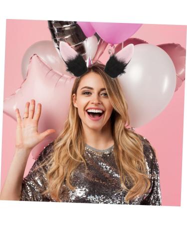 Beavorty 2 Pairs Simulated Bunny Ear Hair Clip Hair Barrettes Hair Pin Tiara Easter Party Hair Accessories Bunny Cosplay Accessories Rabbit Hair Clips Bunny Ears Headpiece Bunny Ears Women - Buy Online on GoSupps.com