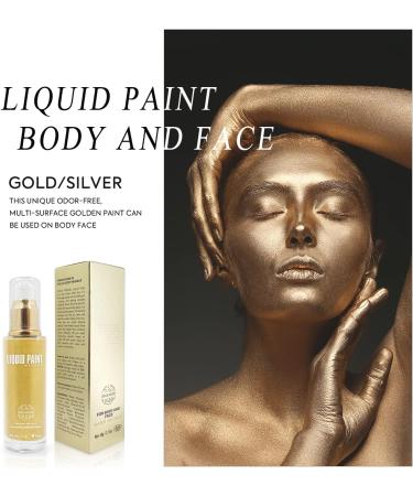 VIOLA HOUSE Washable Face & Body Paint 60g - Gold | Halloween Christmas SFX Makeup for Adults & Kids - Buy Online on GoSupps.com