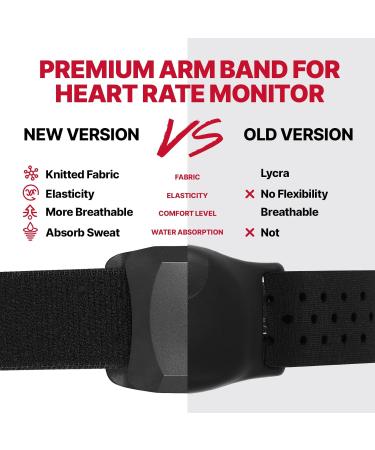 Fitcent Bluetooth Heart Rate Knife Bracelet | Ant+ Heart Monitor & Optical Sensor for Strava Peloton Garmin iFit Wahoo - Buy Online on GoSupps.com