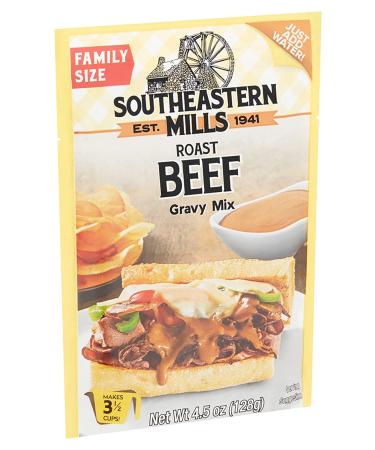 Southeastern Mills Roast Beef Gravy Mix - Custom Blend of Spices & Seasonings - 4.5 OZ Packet (Pack of 24) - Buy Online on GoSupps.com