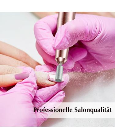 Coslus Electrical Nail Cutter for Gel Nails - 20 000 RPM Adjustable Speed & Direction - Professional Manicure & Pedicure Set in Rosagold - Buy Online on GoSupps.com