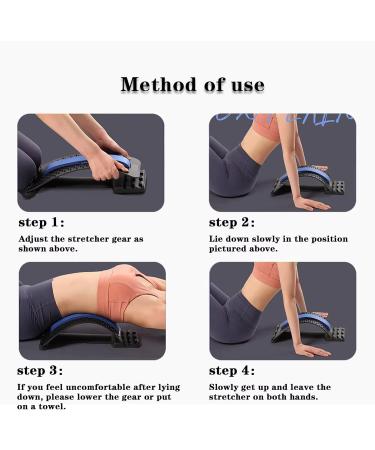 Adjustable Lumbar Back Stretcher for Pain Relief | Spine Decompression & Back Cracking Device - Buy Online on GoSupps.com