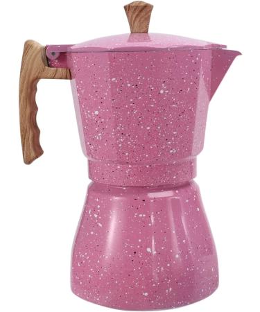 Latte Mocha Coffee Italian Moka Espresso Cafeteira Percolator Pot Field Coffee 300 ml Pink - Buy Online on GoSupps.com