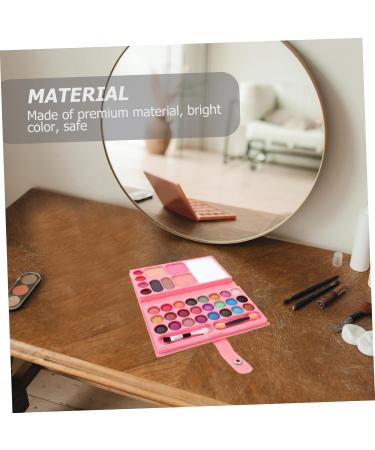 NOLITOY 33 Makeup Palette Eyeshadow Accessories for Girls Pink Eye Shadow Palettes Blush Pan Child Flash Set - Buy Online on GoSupps.com