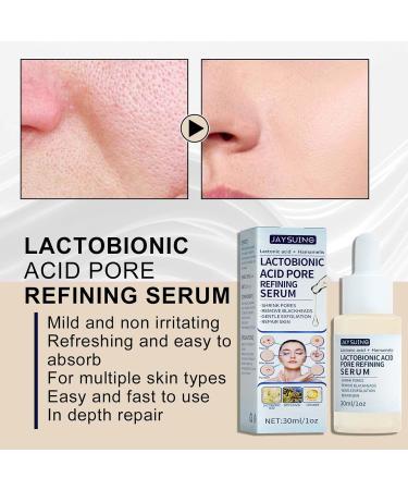 Lactobionic Acid for the Face | Nourishing Refining Lactobionic Acid - 30ml of lactobionic acid for the face deep cleansing of fine pores moisturizes the skin for women and girls - Buy Online on GoSupps.com