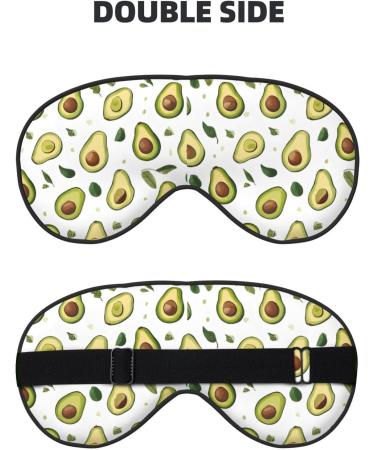 Shop Reusable Soft Blackout Sleep Mask for Women & Men | Ultimate Comfort for Travel & Better Sleep - Gifts for Him & Her - Avocado - Buy Online on GoSupps.com