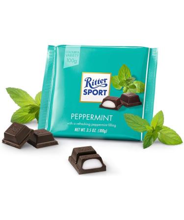 Ritter Sport Peppermint 100g (12-pack) - Buy Online on GoSupps.com