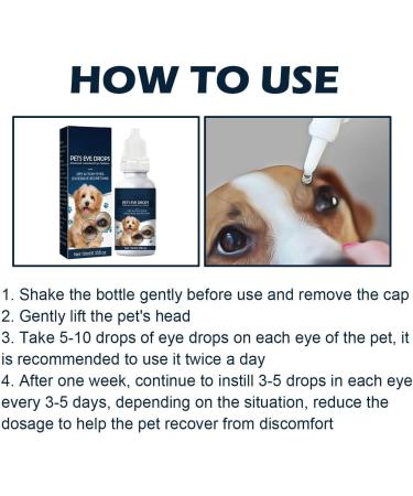 Eye Drops for Dogs & Cats - 10ml Comfort Relief for Dry Eyes & Eye Itching (2/4 Pack) - Progressive Lanosterol Formula - Buy Online on GoSupps.com