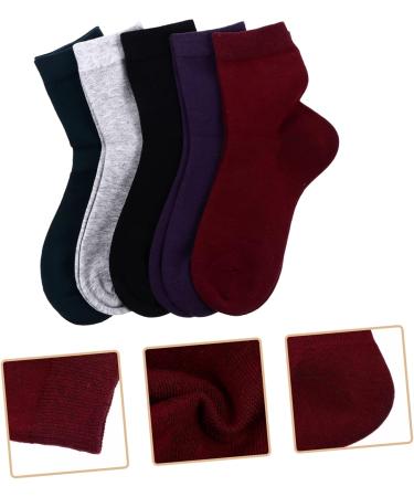 minkissy 10 Pairs Gel Ripstop Socks Features Socks for Women Silicone Heel Socks Calcetines para Mujer Hard Moisturizer Socks Anti Cracking Sock Miss Middle Tube Pure Cotton Women's Socks - Buy Online on GoSupps.com