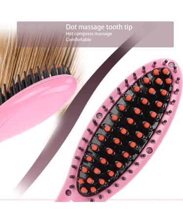Buy Negative Ion Hair Straightener Brush - Dual Purpose Wet & Dry Styling Tool for Smooth Static-Free Hair | Salon Quality - Buy Online on GoSupps.com
