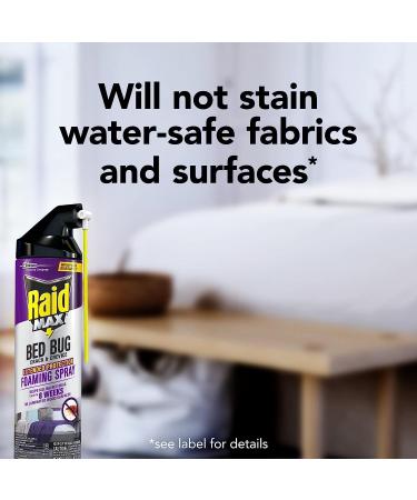 Raid Max Bed Bug Crack & Crevice Foaming Spray - 17.5 oz | Extended 8-Week Protection on Laminated Surfaces - Buy Online on GoSupps.com