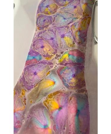 Rainbow Rock Bath Fizzers/Bath Bombs - Mermaid Kisses Christmas Gifts Kids bathtime Devon Made. - Buy Online on GoSupps.com