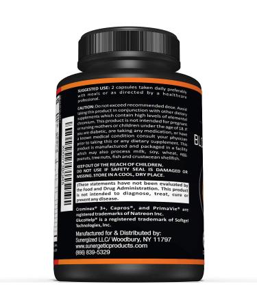 Premium Blood Sugar Support Supplement Supports Healthy Blood Sugar Levels Already Within Normal Range Includes Bitter Melon Extract Vanadium Chromium Cinnamon & Alpha Lipoic Acid-60 Capsules - Buy Online on GoSupps.com