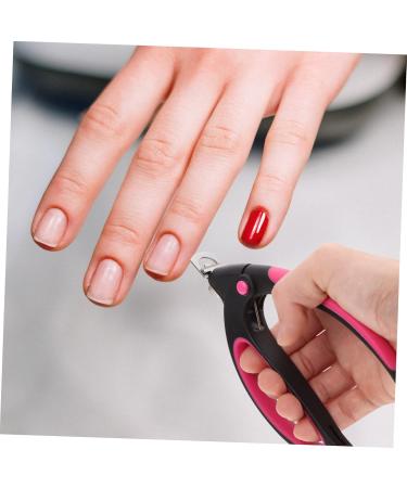 Housoutil A Cross-Type Shear Fake Nail Tip Cutters One-line Fingernail Nail Trimming Tool U- Shaped Cuticle Acrylic Stainless Steel Artificial - Buy Online on GoSupps.com