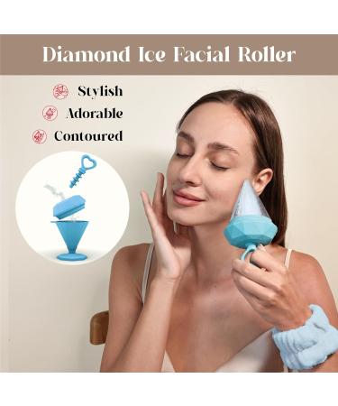 Rena Chris Ice Roller for Face - Cube Facial Massager Reduces Eye Bags Reusable Silicone Mold Cooling Skin-Care Tool for Women - Shop Now - Buy Online on GoSupps.com