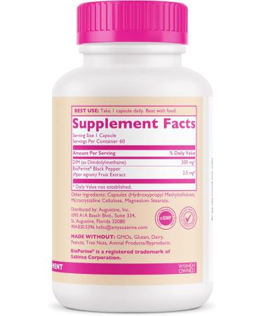 200 DIM Supplement for Women - Estrogen Metabolism & Hormone Harmony | PMS Menopause & Perimenopause Support - Vegan 60 Day Supply with Bioperine - Buy Online on GoSupps.com