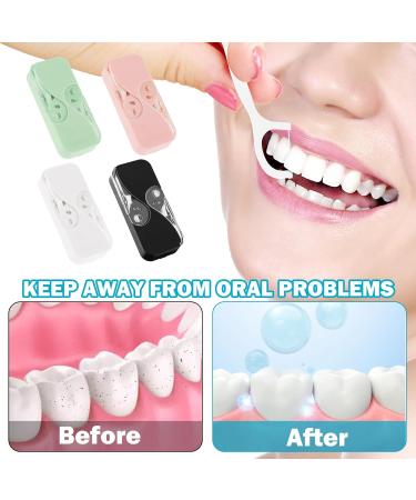 Portable Tooth Powder & Floss Picks - Travel Tooth Flap Pocket Keeper Box | 4 Pieces for Home & Travel - Buy Online on GoSupps.com