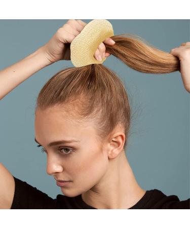 Donut Hair Bun Maker Set - 7 Piece Styling Kit with Elastic Bands & U-Shaped Hairpins for Girls & Women (White) - Perfect Hairstyle Solution - Buy Online on GoSupps.com
