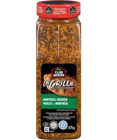 Club House La Grille Grilling Made Easy Montreal Steak Spice Seasoning 825g & La Grille Grilling Made Easy Montreal Chicken Seasoning 675g - Packaging May Vary - Buy Online on GoSupps.com