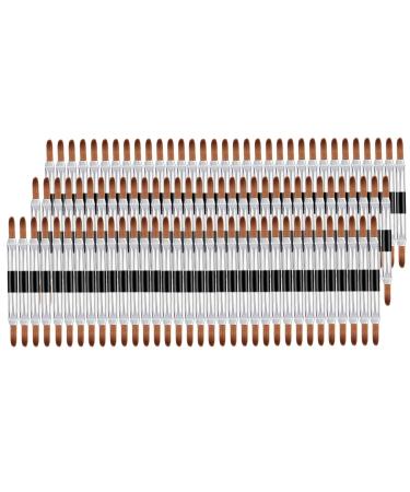 Holzsammlung 100 Pcs/Set Lip Brushes Disposable Lip Brush Lipgloss Soft Liner Brushes Lipstick Concealer Brushes Double Head Travel Makeup Lip Applicator Wands Cosmetic Tool Kits #13