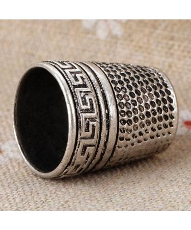 Antique Metal Sewing Thimble Finger Shield Ring - DIY Sewing and Quilting Craft Accessories - Buy Online on GoSupps.com