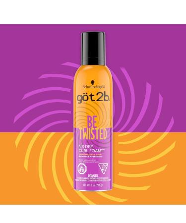 Got2b Be Twisted Air Dry Curl Foam 8 oz - Buy Online on GoSupps.com