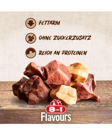 8in1 Flavours Skewer Bites - High-Protein Dog Treats with Chicken Duck & Liver | 100g Bag - International Shipping Available - Buy Online on GoSupps.com