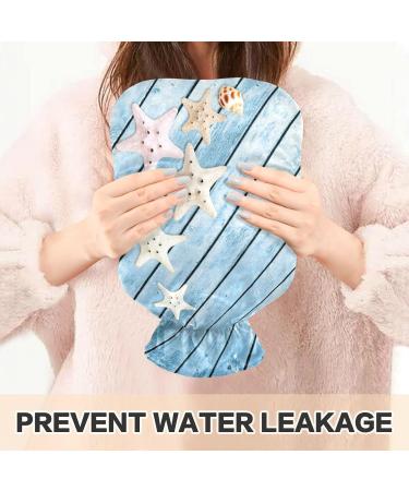 NAANLE SEESTERS 2L Transparent Hot Water Bottle with Cover - Perfect for Bed Hand & Feet Warmer Pain Relief & Heat Therapy - Buy Online on GoSupps.com