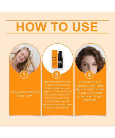 Women's Hair Concealer | Long-Lasting Gray Hair Covering Cream | 50g Anti-Perspirant Waterproof Natural Look for Adult Women - Buy Online on GoSupps.com