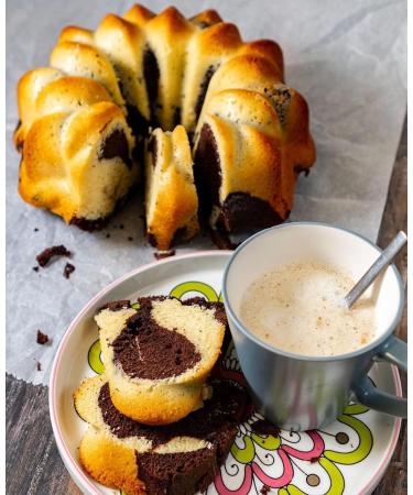 RUF Gluten-Free Marble Cake - Light Sponge & Cocoa Vegan Perfect for Celiac Disease - Buy Online on GoSupps.com