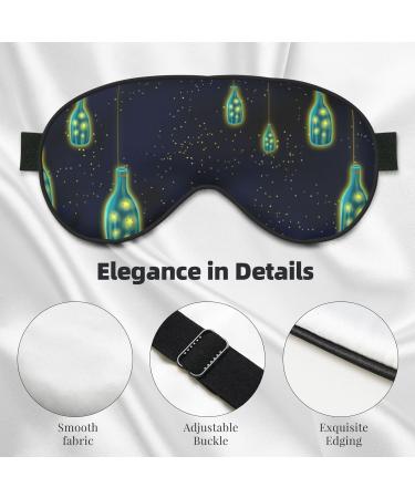 Under The Night Sky Print Unisex Sleep Mask - Double-Sided Eye Mask for Sound Sleep & Skin Care - Ideal Gift - Buy Online on GoSupps.com