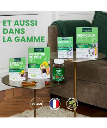 Santarome Bio - Wellness Dietary Supplement Liver & Digestion Detox - Organic Plants - Artichoke Black Radish Dandelion - - Buy Online on GoSupps.com