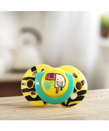 Tommee Tippee Closer to Nature Fun Pacifier 6-18 Months 2 Count - Random Colors - Buy Online on GoSupps.com