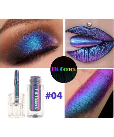 Chameleon Eye Shadow | Liquid Eyeshadow | Shining Bright Liquid Eyeshadow Waterproof Pigmented Liquid Eyeshadow Long Lasting Eye Makeup D:04# - Buy Online on GoSupps.com