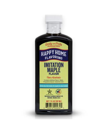 Happy Home Imitation Maple Flavoring, Non-Alcoholic, Certified Kosher, 7 oz. - Buy Online on GoSupps.com