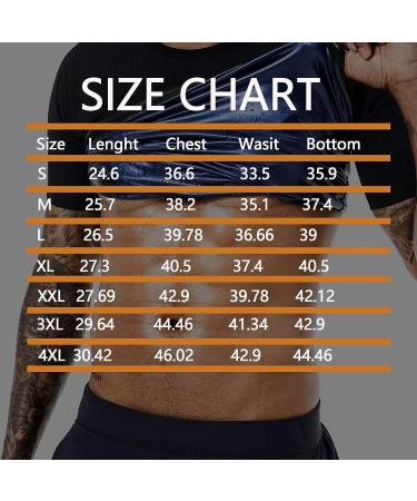BODYSUNER Men's Sauna Sweat Suit Shirt Waist Trainer Vest - Blue, Large - Buy Online on GoSupps.com