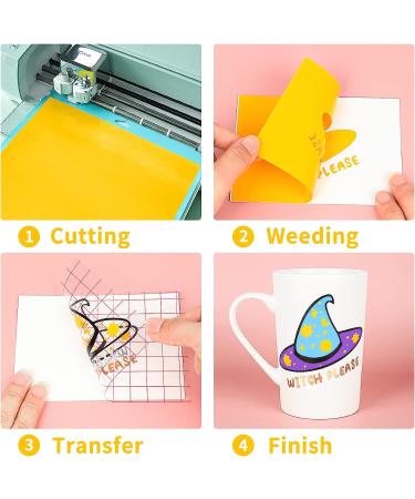 IModeur Permanent Adhesive Vinyl Sheets - 75 Pack 12x12 in 38 Assorted Colors - Matte & Glossy Vinyl for Cutting Machines - Car Decal Sticker Multicolor - Buy Online on GoSupps.com