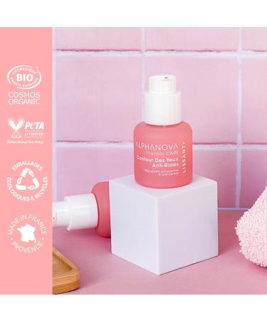  Alphanova ALPHANOVA THERMAL CARE - Smoothing Eye Contour Cream Anti-Puffiness Anti-Dark Circles SMOOTHING+ - Hyaluronic Acid - Natural - Certified Organic - 15ml - Buy Online on GoSupps.com