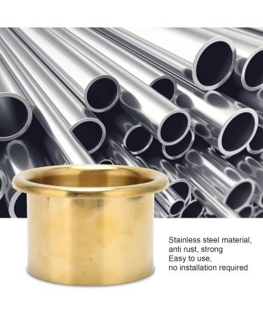 Premium Stainless Steel Hair Dryer Holder Insert Firm & Stylish Bathroom Stand for Home Hotel & Salon Gold Finish - Buy Online on GoSupps.com