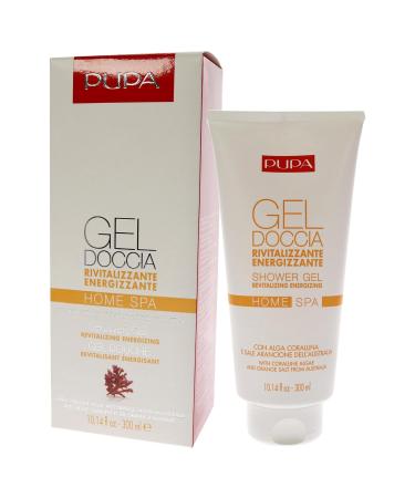 Pupa Milano Home Spa Revitalizing Energizing Shower Gel - Toning Cleanser 10.14 oz | Refreshing Body Care with Calming Scents & Coralline Algae - Shop Internationally - Buy Online on GoSupps.com