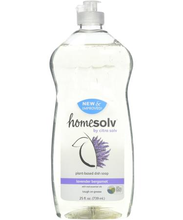 CitraSolv Homesolv Natural Dish Soap Lavender Bergamot -- 25 fl oz
