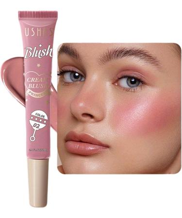 Cream Blushes for Cheeks - Long Wearing Matte Cream for Mature Skin - Hydrating Mousse Liquid Blushes Long Wearing Moisture Blushes Cheeks Lips Make Up Frifer 02 - Buy Online on GoSupps.com