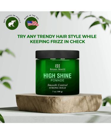 Botanic Hearth Hair Pomade - High Shine & Strong Hold - Hair Styling Paste for Men and Women - 7 oz - Buy Online on GoSupps.com