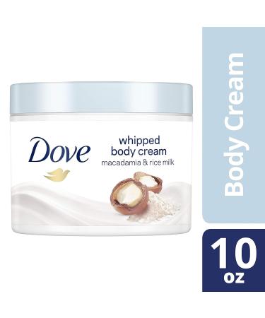 Dove Whipped Macadamia and Rice Milk Body Cream 10 oz - Luxurious Moisturizing Formula - Buy Online on GoSupps.com