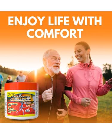 Arymar Glucosamine Chandroitin Powder (1500mg/1200mg) - Joint Health Support Supplement - Helps Maintain Mobility & Flexibility - High Absorption Formula - 300g (10.5 oz) - Buy Online on GoSupps.com